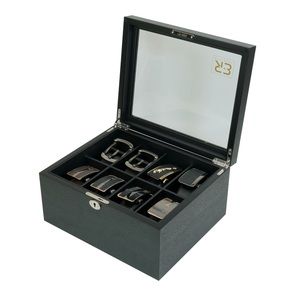 Wooden 8 Belts Organizer